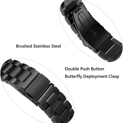 Quick Release Watch Strap,16mm 18mm 20mm 22mm 24mm Premium Solid Stainless Steel Watch Band Replacement.