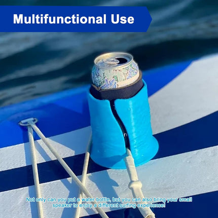 Paddle Board Cup Holder, 2PCS Universal Kayak Drink Holder Multifunctional Anti-Toppling Paddleboard Cup Holder Surfboard Water Bottle Holder for Outdoor Fishing Boat Kayak Accessories.