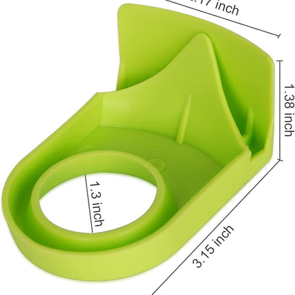 10pcs ABS Drink Clips Bottle Buckle Holders Beer Cocktail Snap for Schooner & Goblet Glasses (Random Color).