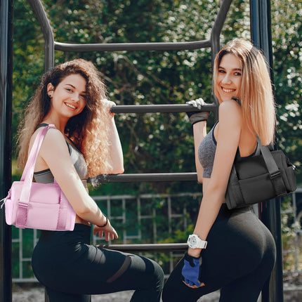Mini Gym Bag for Women Girls Small Gym Tote Bag with Wet Compartment Waterproof Travel Duffle Bag Cute Workout Sport Bag.