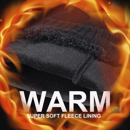 Womens Winter Suede Gloves With Touch Screen Texting Finger Wool Lined Windproof Warm Fashion Dress Gloves.