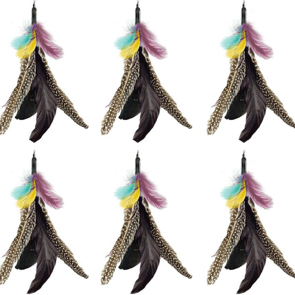 Feather Cat Toy Refill: Fits Da Bird-Handmade Natural Guinea Feather- by.
