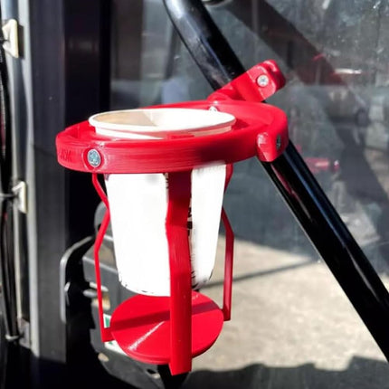 Gyroscopic Cup Holder, Self-Leveling Cup Holder for Motorcycles, Anti-Spill Drink Holder Auto, Balancing Beverage Holder Heavy, Djustable Clip on Hanging Cup Holder for Trucks, Boats, Bicycles(Black).