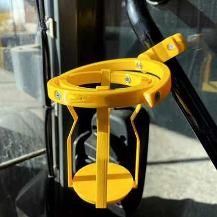 Gyroscopic Cup Holder, Self-Leveling Cup Holder for Motorcycles, Anti-Spill Drink Holder Auto, Balancing Beverage Holder Heavy, Djustable Clip on Hanging Cup Holder for Trucks, Boats, Bicycles(Black).