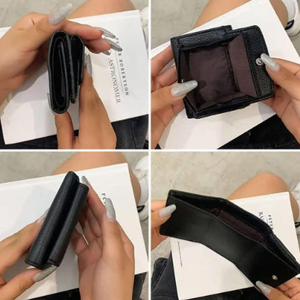 Houtangduty Mini Wallet for Woman,2025 New Houtangduty RFID Blocking Card Holder Organizer Pocket (Orange).