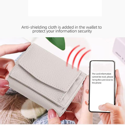 Houtangduty Mini Wallet for Woman,2025 New Houtangduty RFID Blocking Card Holder Organizer Pocket (Orange).