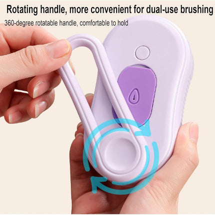 Puffease Spritz Defur Comb for Cats Dogs, Steam Pet Brush with Spray Function, Spray Defur Comb for Pet Bathing, Shedding & Grooming (Purple).