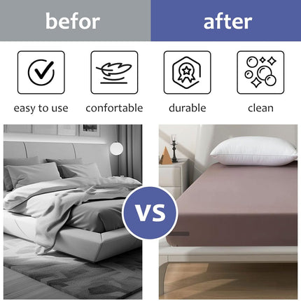 4 PCS Bed Sheet Holder with Lock Strips, Heavy Duty Bed Sheet Corner Fastener, Removable Bed Sheet Holder, Bed Sheet Holder Straps for Mattress Protectors, Blankets, Bedding.
