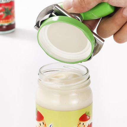 Effortless Arthritis Jar Opener, Easy Open Adjustable Grip Jar Opener, Jar Opener for Weak Hands, 2024 New Jar Opener Bottle Opener, for Seniors Easy Open Lid Opener (Green+White).