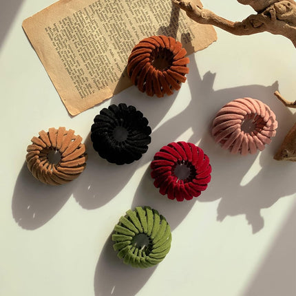 7PCS Birds Nest Hair Clip Holder and Lazy Plate Hairpin for Thin Hair.