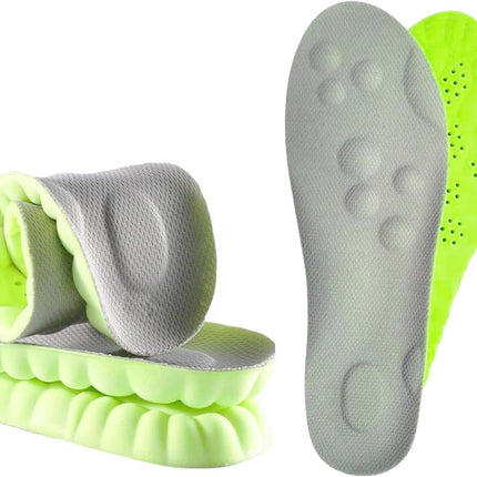 sneaker insoles memory foam replacement insoles with Excellent Shock Absorption and Cushioning for Men and Women Comfortable Feet Relief Insoles (Men US 7.5-10 Women US 8-11, 1 pair).