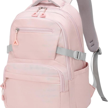 Girls Backpack, Lightweight Aesthetic Bookbag with Anti-Theft Pocket, Laptop Backpack for College and Daily Use.