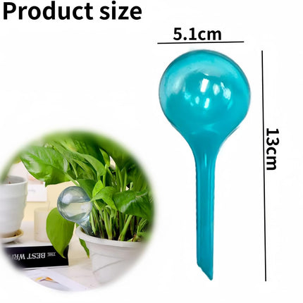 12 Pcs Plant Watering Globes, Automatic Watering Bulbs, Plastic Garden Watering Globes Device, Water Device Drip for Plant, Self-Watering System for Indoor Outdoor Garden (Lake Blue).