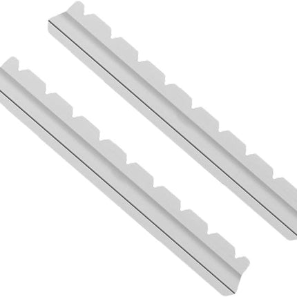 Stainless Steel Kebab Rack for BBQ Skewers, Shish Kabob Grilling Holder, 1 Pair.