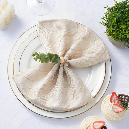Napkin Rings Set of 12, Easter Napkin Rings, Boho Eucalyptus Leaf Napkins Rings, Wood Bead Farmhouse Easter Napkin Holder for Weddings Christmas Party Table Decoration.
