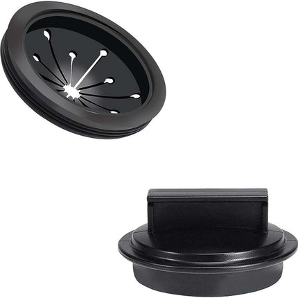 2 PCS/Set Garbage Disposal Splash Guards and Garbage Disposal Plug,Sink Baffle Drain Plugs Universal Rubber Garbage Disposal Splash Guard and Disposal Cover for Waste King in-Sink-Erator.