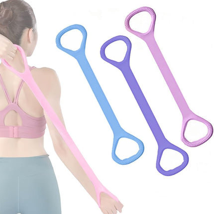 3 Pack Figure 8 Fitness Resistance Band, Elastic Bands for Working Out,Arm|Back|Chest Training Exercise Bands, Exercise Equipment for Yoga, Pilates,Physical Therapy.