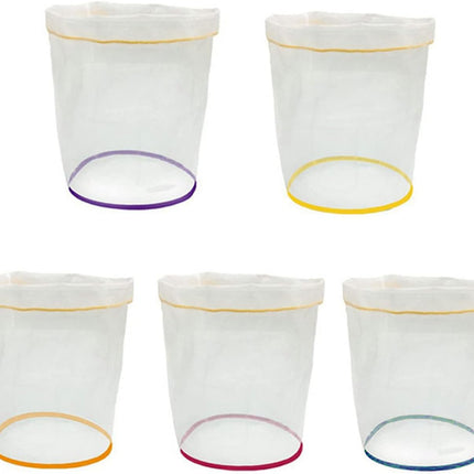 5pcs 5 Gallon Filter Bag Bubble Bag Herbal Ice Essence Extractor Kit Set Micron Drawstring Extraction Bags.