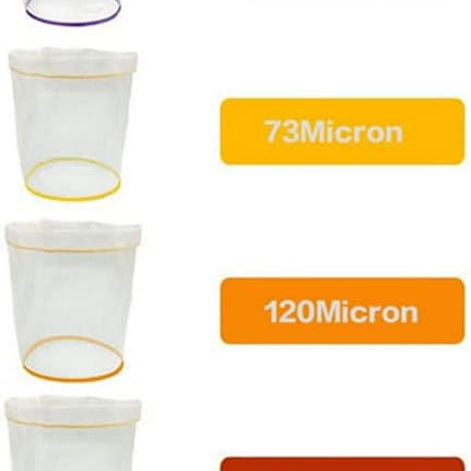 5pcs 5 Gallon Filter Bag Bubble Bag Herbal Ice Essence Extractor Kit Set Micron Drawstring Extraction Bags.