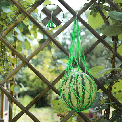 10Pack Melon Hammock Watermelon Nets with 20 Cable Zip Ties, Heavy Duty Watermelon Honeydew Net for Garden Trellis Vertical Garden Growing.