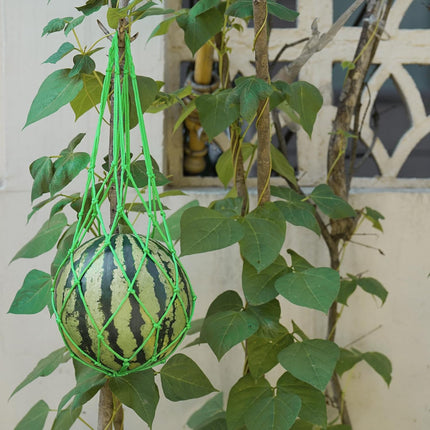 10Pack Melon Hammock Watermelon Nets with 20 Cable Zip Ties, Heavy Duty Watermelon Honeydew Net for Garden Trellis Vertical Garden Growing.