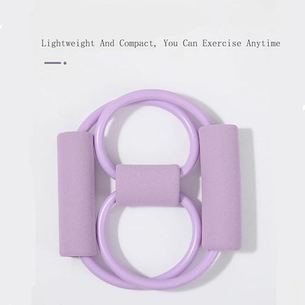 Resistance Bands with Handles, Arm Figure 8 Resistance Band, Pull Rope for Full,Body Workouts, Stretching Expand Bands for Back and Shoulder, Chest Expander, Fitness Elastic Bands for Women Men.