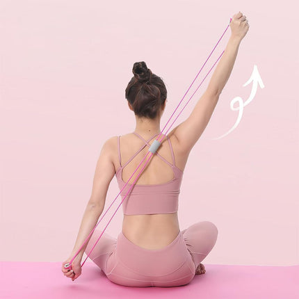 Resistance Bands with Handles, Arm Figure 8 Resistance Band, Pull Rope for Full,Body Workouts, Stretching Expand Bands for Back and Shoulder, Chest Expander, Fitness Elastic Bands for Women Men.