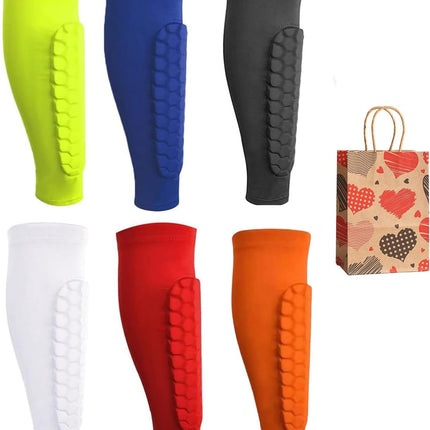 Shin Guards for Soccer, Lightweight Shin Pads for Kids Youth & Adult - Football Shin Defender Protective Gear, Comfortable Breathable Leg Guards.