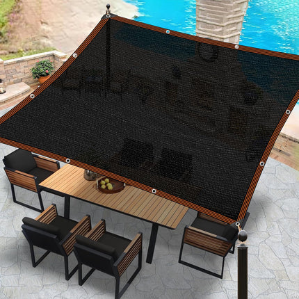 Shade Cloth - for Garden Plants 10X13FT Sun Shades Mesh Tarp with Grommets 90% Outdoor Sunblock Shade Sails for Greenhouse Pergola Patio Chicken Coop.