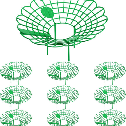 10Pack Strawberry Supports - Plant Support Stand, Growing Racks Protector, Frame Holder Cage (10, B).
