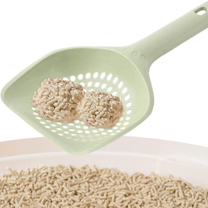 Cat Litter Scoop, Kitten Pooper Lifter, Non Stick Sifter Poop Cleaner Corner Shovel,Cat Feces Scoop, Cat Cleaning Supplies, A Variety Of Colors Available, Durable And Reliable (B).