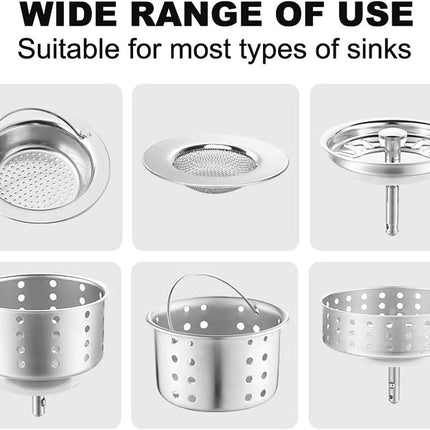 Kitchen Sink Strainer Mesh Bag- 200 PCS Disposable Sink Net Strainer Filter Bags for Sink Drain for Collecting Kitchen Food Waste Leftover Garbage.