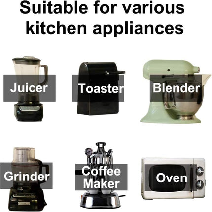 Appliance Sliders for Kitchen Appliances, DIY Teflon Coffee Maker Slider, 12 PCS Coffee Pot Slider Tray Alternatives.