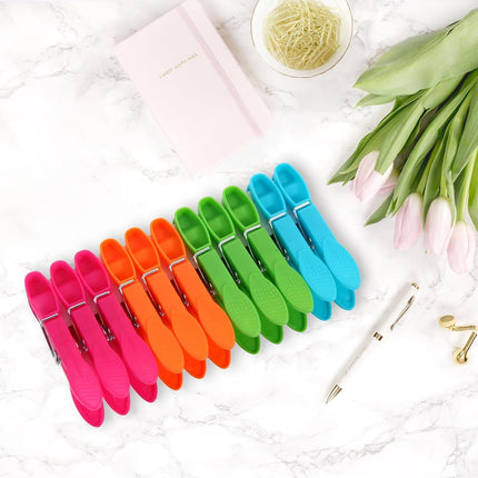 48 PCS Windproof clothespins Plastic clothespins for Clothesline Strong Grip Clothes Pegs for Indoor and Outdoor Clothesline Area Clothes Hanger Clip, Clothesline Hanger, Powerful Clothes Hanger.