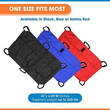 Transport Stretcher for Dogs - Emergency Animal Carrier with Safety Strap - 250 Pound Weight Limit - Pet Stretcher.