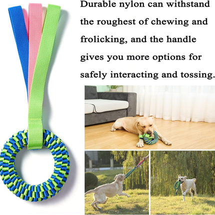 Bullymake Dog Toys for Aggressive Chewers - Tug of War & Teeth Cleaning - Medium & Large Dogs.