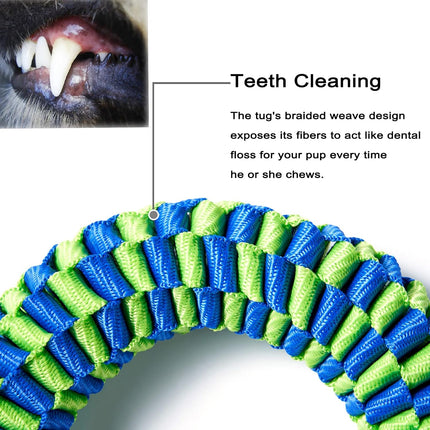 Bullymake Dog Toys for Aggressive Chewers - Tug of War & Teeth Cleaning - Medium & Large Dogs.