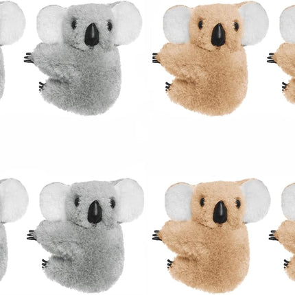8pcs Koala Clips Pencil Topper Animal Pencil Toppers Birthday Party Supplies Koala Party Favors Gifts.