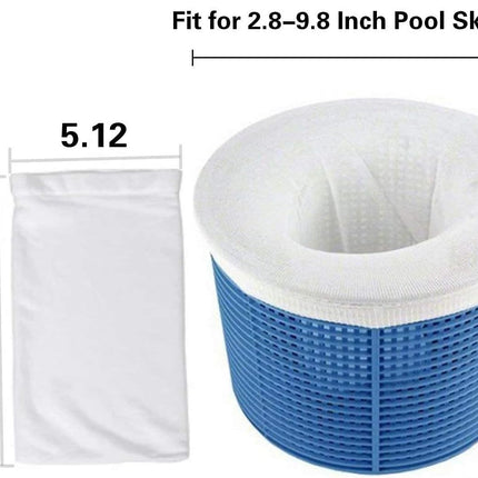 Pool Skimmer Socks, Pool FilterSaver Socks Net, Savers for Filters, Baskets and Skimmers, Ideal Skimmers Cleans Debris and Leaves for InGround and Above Ground Pools (20pcs).