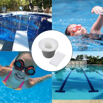Pool Skimmer Socks, Pool FilterSaver Socks Net, Savers for Filters, Baskets and Skimmers, Ideal Skimmers Cleans Debris and Leaves for InGround and Above Ground Pools (20pcs).