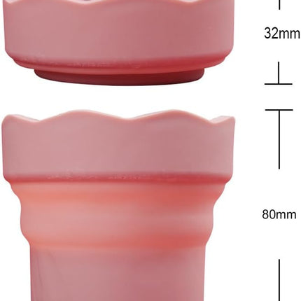 Collapsible Paint Water Cup 2Pcs, Portable Paint Brush Washer for Painting.