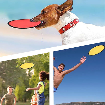 24pcs Collapsible Frisbee Fan Set Beach Frisbee Party Idea Gift Halloween Christmas New Years, 8 Colors.