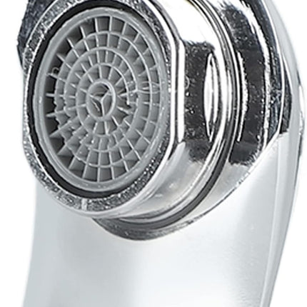 Modern Bathroom Sink Faucet, Zinc Alloy, Chrome Finish, 2 Hole, Single Handle, Easy Install, Suitable for Home & Hotel.
