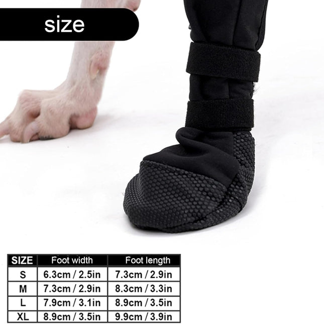 Dog Paw Wound Cover - Pet Waterproof Foot Covers | Claw Shoe Covers | Adjustable Dog Boots for Injured Paws | Breathable Four-Legged Claw Shoe Covers | Non-Slip Dog Injury Protection C.