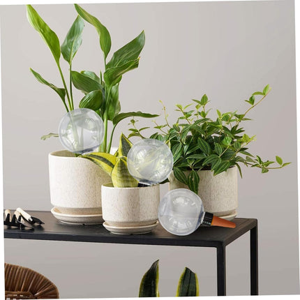 3PCS Plant Watering Globes, 500ml Self Watering Planter Insert, Transparent Plant Irrigation Devices for Indoor Potted Plants.