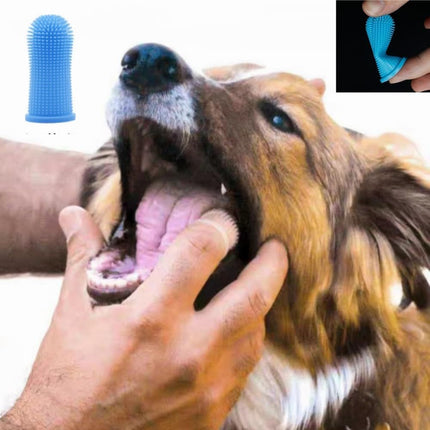 Dog Toothbrush, 10Pcs Soft Dog Finger Toothbrush, 360º Dog Finger Toothbrush, Silicone Pets Teeth Cleaning Toothbrush Kit for Dogs Puppies, Small Pets Dental Care.