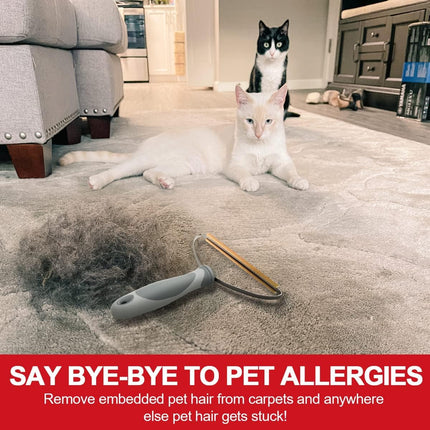 Pet Hair Remover Reusable and Washable Fur Cleaning Tool Perfect for Furniture Clothes Ideal for Pet Owners Allergy Sufferers.