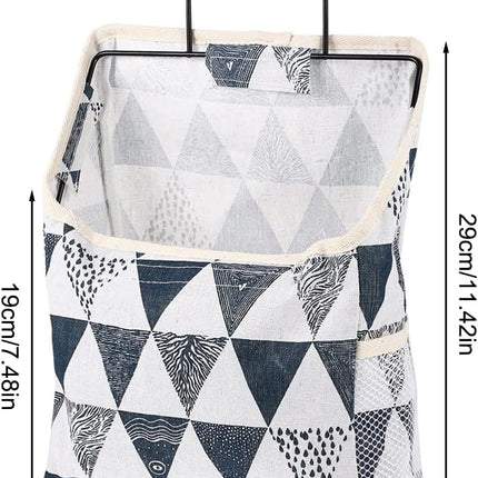 Single pocket wall hanging fabric organizer, durable and space-saving design, perfect for bedroom, dorm, bathroom and office storage.Ideal for students, organizers and homeowners.