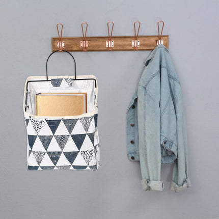 Single pocket wall hanging fabric organizer, durable and space-saving design, perfect for bedroom, dorm, bathroom and office storage.Ideal for students, organizers and homeowners.