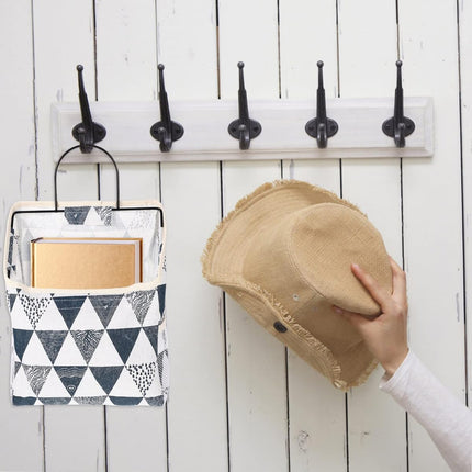 Single pocket wall hanging fabric organizer, durable and space-saving design, perfect for bedroom, dorm, bathroom and office storage.Ideal for students, organizers and homeowners.
